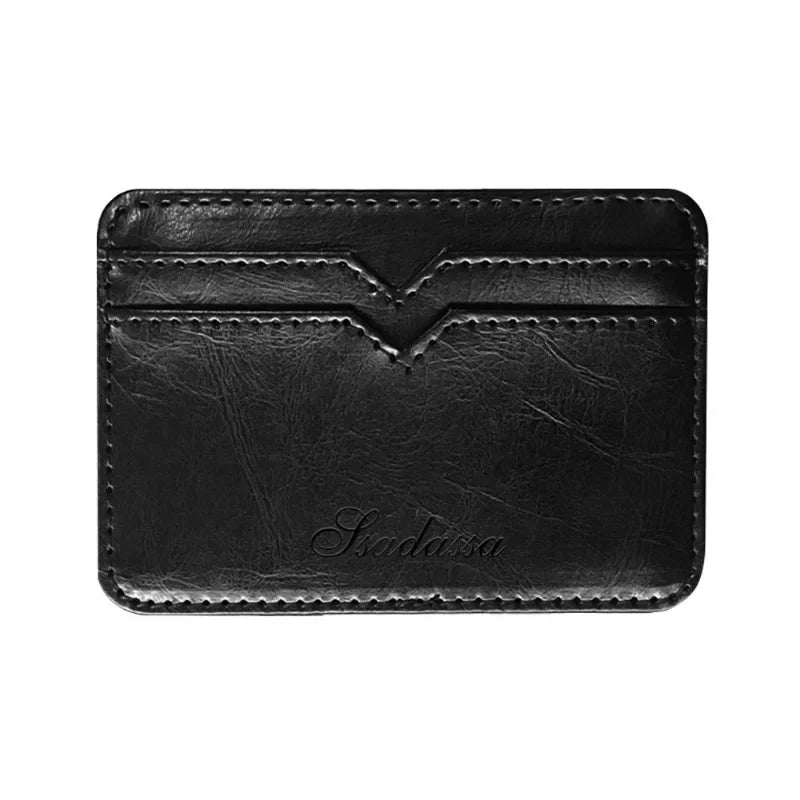 New Fashion Man Small Leather Magic Wallet with Coin Pocket Men's Mini Purse Money Bag Credit Card Holder Clip for Cash