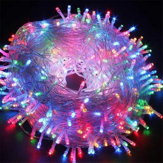 Outdoor 8 Modes Christmas LED String Lights 100M 800LED Fairy Lights for Party Wedding Garland Xmas Tree Garden Patio Home Decor