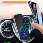 New Upgrade Car Mobile Phone Holder 15w Wireless Charging Portable Car Holder Cellphone Bracket Stand In Car Device