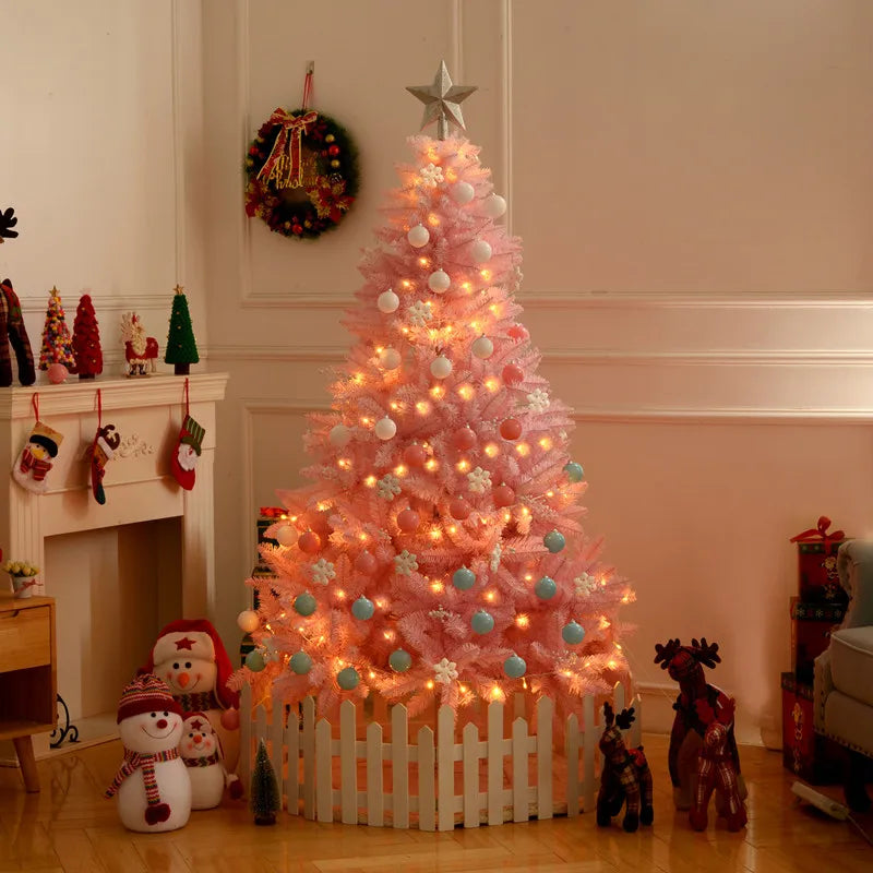 180cm/150cm Christmas Tree with 700/450 Tips 6ft/5ft Artificial Tree with Metal Stand Pink White Blue Christmas Tree