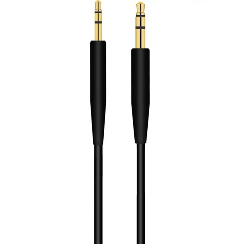 كابل سماعة الرأس Bose QC35 QC25 QC35 II QC45 Soundtrue Audio Cable 3.5 to 2.5 Portable Pair Recording Cable, Black