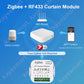 Tuya 智能 ZigBee 窗帘开关模块带 RF433，适用于卷帘百叶窗电机智能生活 APP 控制 Alexa Google Home 2MQTT