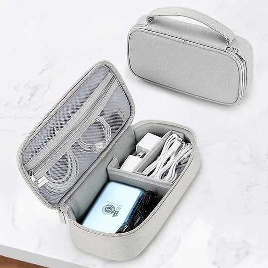 Travel Cable Organizer Bag Pouch Electronic Accessories Gadget Carry Case Portable Waterproof Storage Bag for Cable Cord