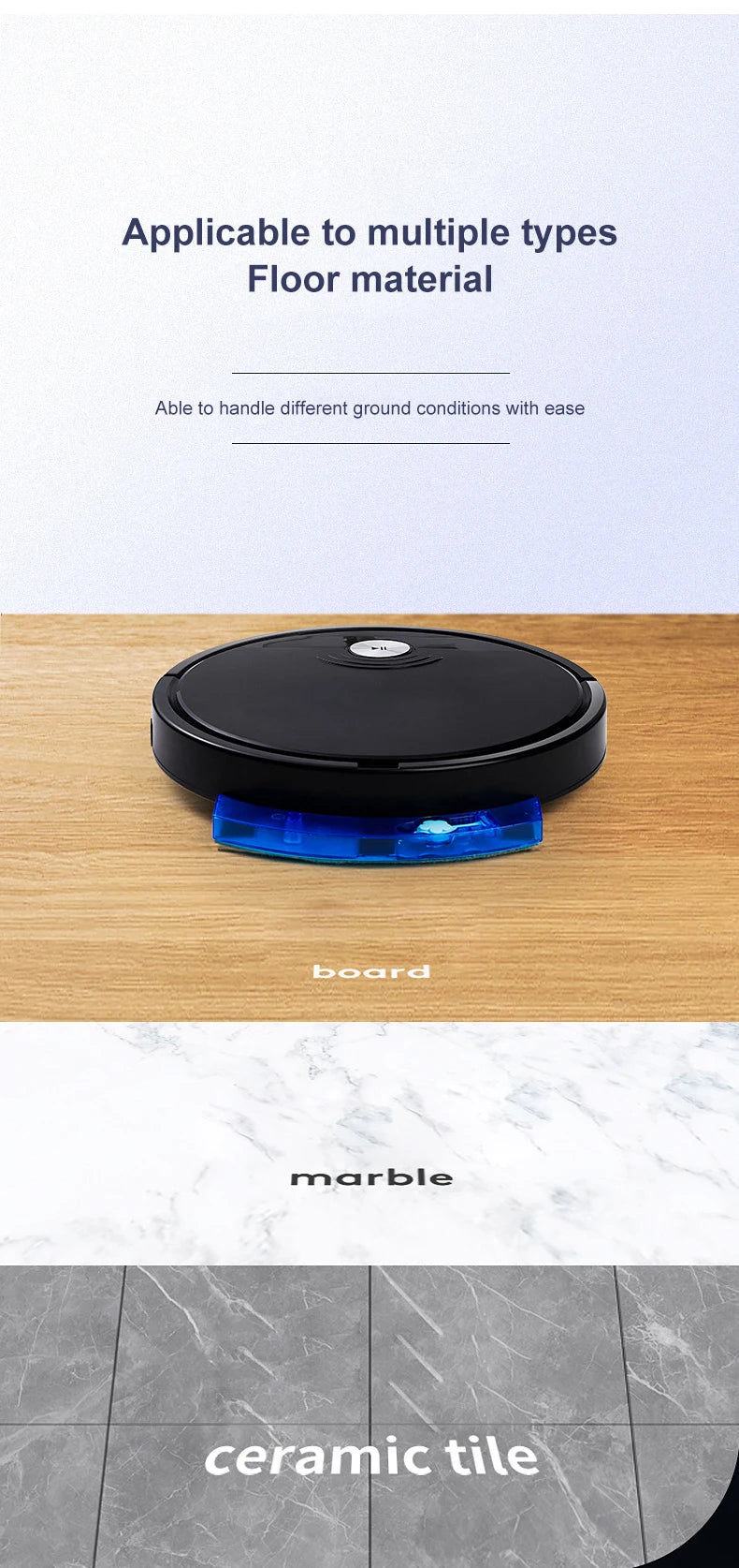 2024 NEW 2800PA 3-in-1 RS800 With Remote Control&APP Super Quiet Smart Robot Vacuum Cleaner Wet&dry Mopping Floor Home Appliance