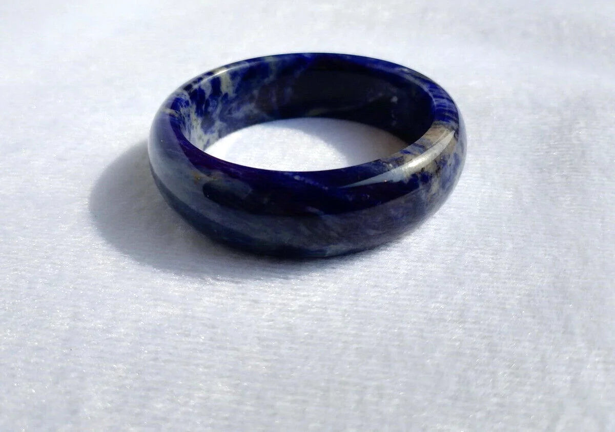 GENUINE Asia 60MM Rare Natural Lapis Lazuli Gemstone Bangle Bracelet