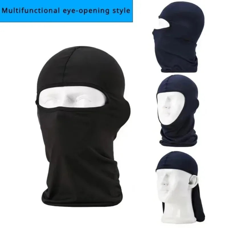 Summer Cycling Hood Cap for Men Balaclava Mask Full Face Motorcycle Bicycle Helmet Hat Bandana Breathable Face Shield Biker Mask