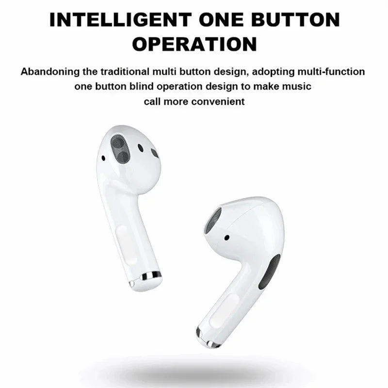 TWS Pro4 Bluetooth Earphones Wireless Headphones Mini Sports Headset Earbuds Music Earpieces For iPhone Xiaomi Huawei Redmi