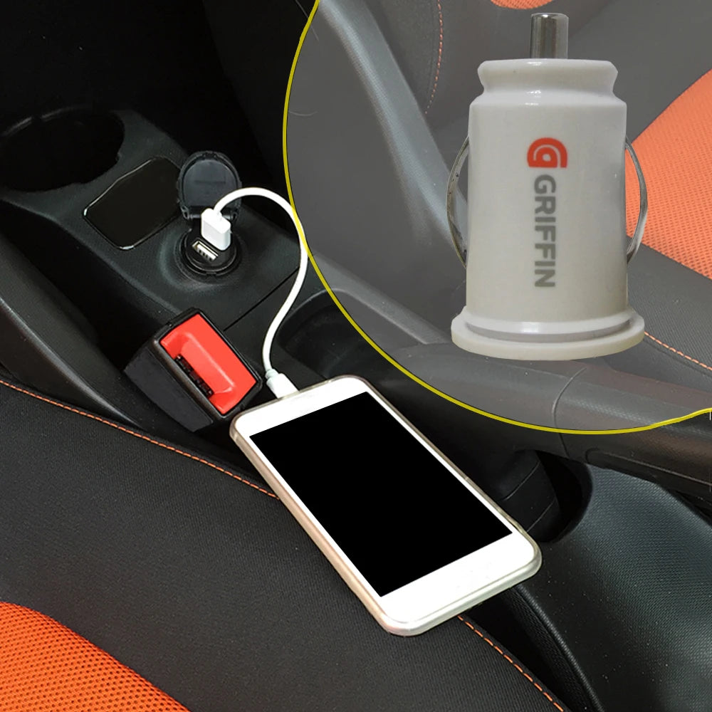 Car Charger Mini Dual USB 12v Lighter Socket Adapter Plug Fast Charging Twin Usb Phone Charger for Iphone for Xiaomi for Huawei