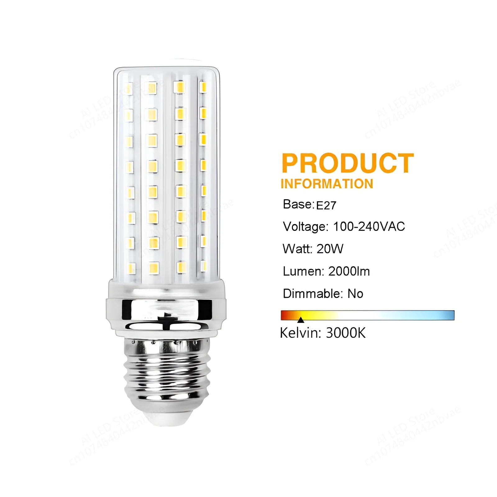 NEW 12W 16W 20W 24W 40W Super High power E14 E27 B22 LED lamp Corn Bulb AC220V 110V 85-265V  No Flicker LED light lighting