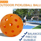 Pickleball 74MM Durable 40 Holes Outdoor 6/12/24Pcs Pickleballs 26g Outdoor for Competition pickleball Packs of Pickleballs