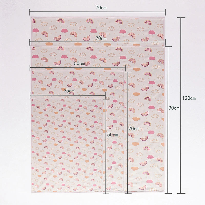 غطاء حصيرة تغيير حفاضات الأطفال بأحجام كبيرة، مرتبة سرير، بطانية تغيير حفاضات، بولي يوريثين مقاوم للماء، ناعم وسهل التنظيف، حصيرة نزهة
