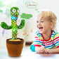 Talking Cactus Baby Toy Dancing Cactus Repeats What You say for Kids with English Songs Dancing Toy for Gift Toddle Girls Boys