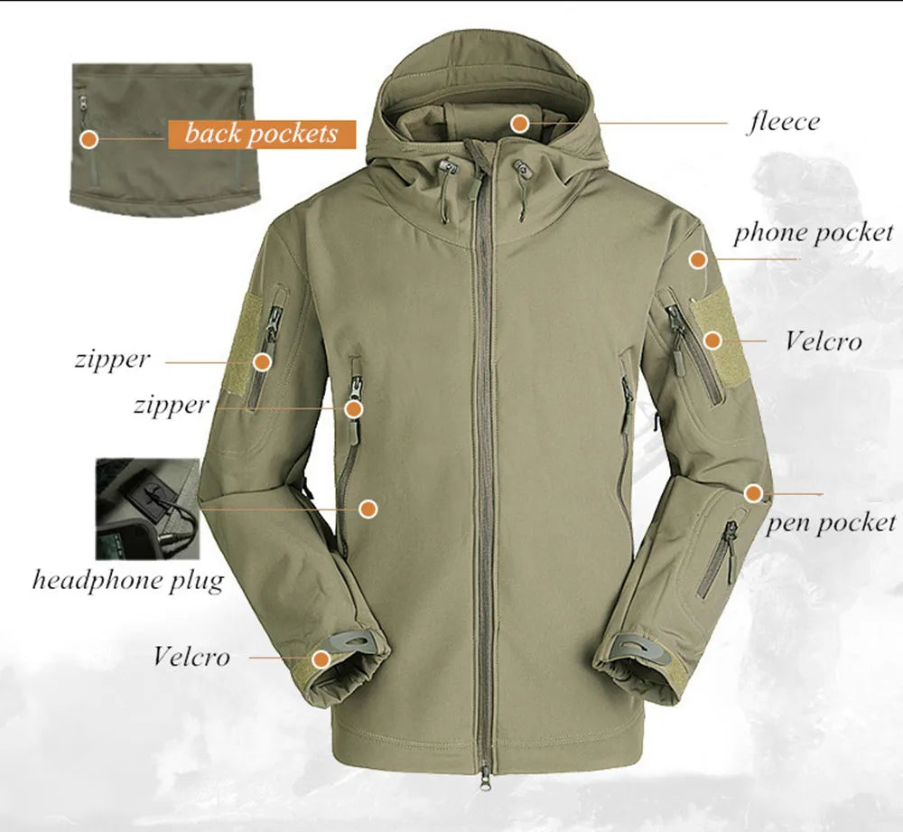 Men's Tactical Hiking Jacket & Pants | Men's Clothing Waterproof, Windproof, Thermal | Bulbusbow