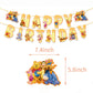 Disney Winnie the Pooh Themed Foil Balloons Set for Kids Birthday Decoration Balloons Wedding Decorations Baby Shower Supplies