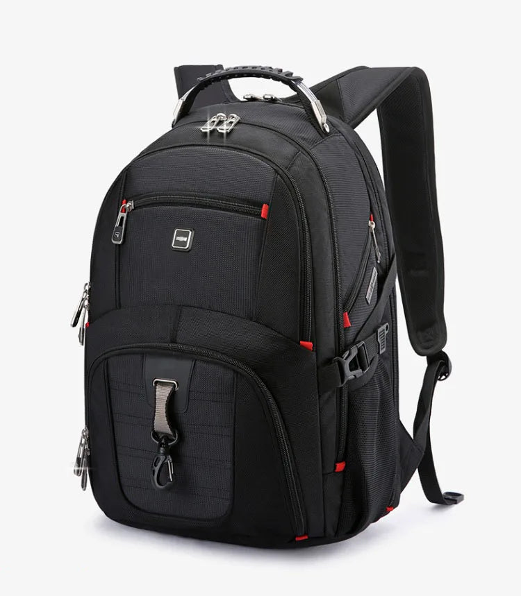 Swiss-Multifunctional bags Durable 17 Inch Laptop Backpack, Travel Bag,College Bookbag,USB Charging Port,Water Resistant