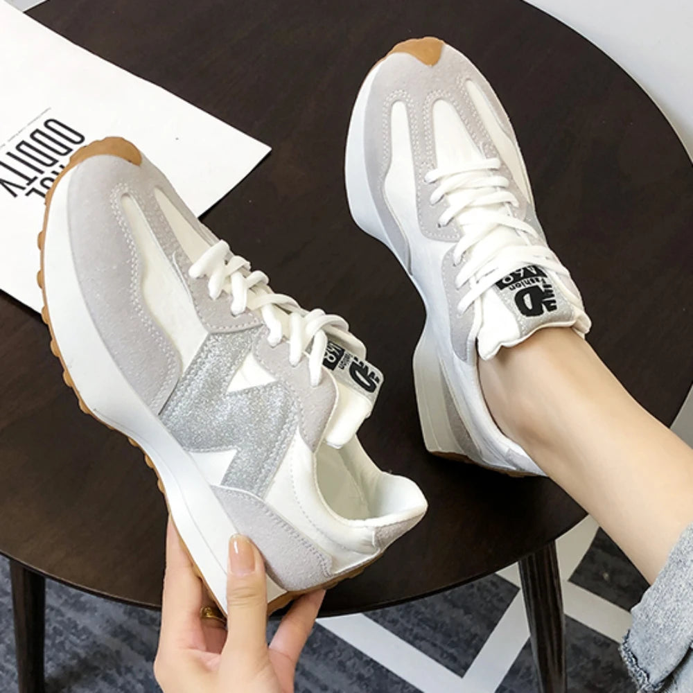 New Women's Causal Sneakers Summer Shoes Woman Fashion Breathable Lace Up Sports Shoes for Women Platform Walking Designer Shoes