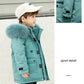 Children Winter Down Jacket Boy toddler girl clothes Thick Warm Hooded faux fur Coat Kids Parka spring Teen clothing Outerwear