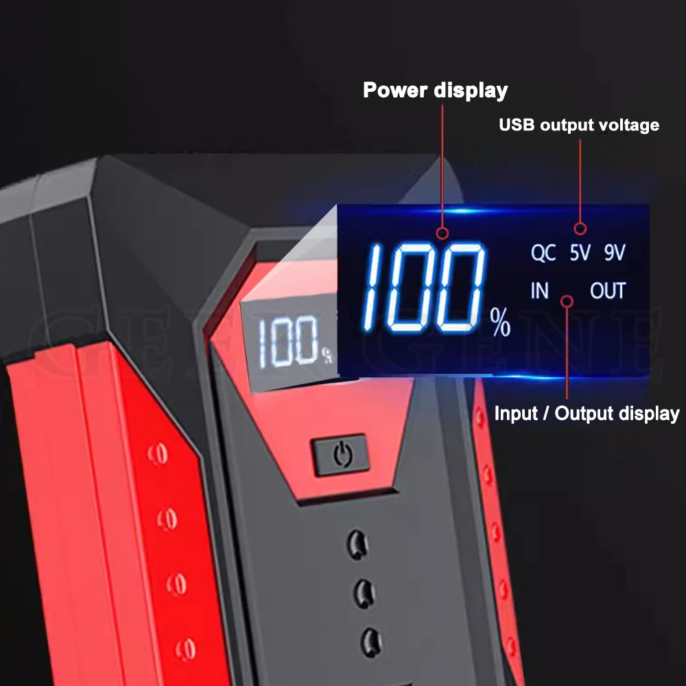 New 1200A Car Jump Starter 18000mAh Power Bank Petrol Diesel Car Battery Charger Starting For Auto Battery Booster to Start Car