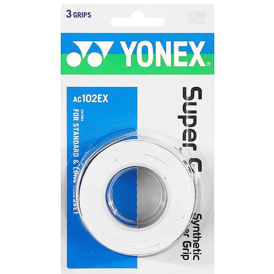 مجموعة من 3 مقابض من YONEX AC102 AC102EX 102C غراء يدوي لمضارب تنس وكرة الريشة ومضارب احترافية مضادة للانزلاق ومقبض لاصق لمضارب البادل