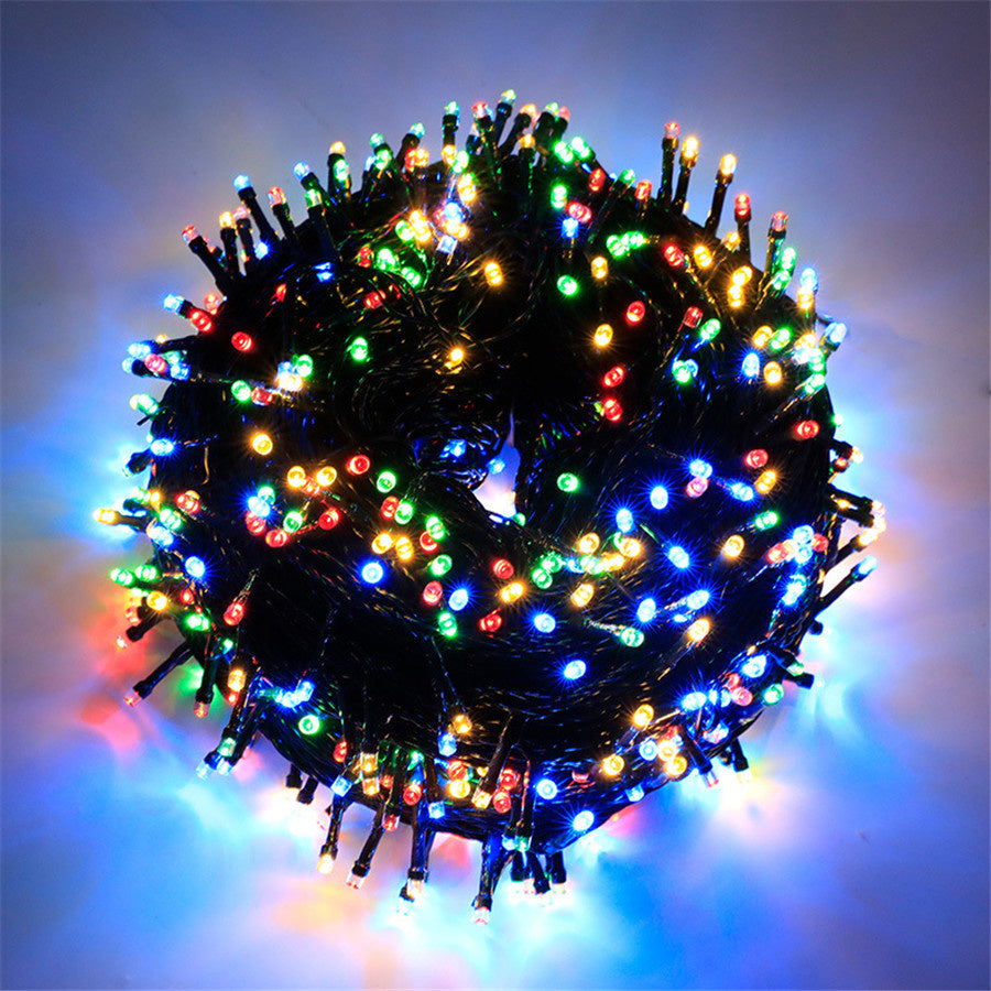 Outdoor 8 Modes 50M 500 LED Christmas Fairy String Lights for Party Wedding Garland Xmas Tree Garden Decoration Holiday Lighting