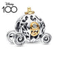 Disney 100th Pumpkin Car Charm Mickey Deer Dumbo Beads For Original Pandora Minnie 925 Silver Bracelet DIY Pendant Charm Jewelry