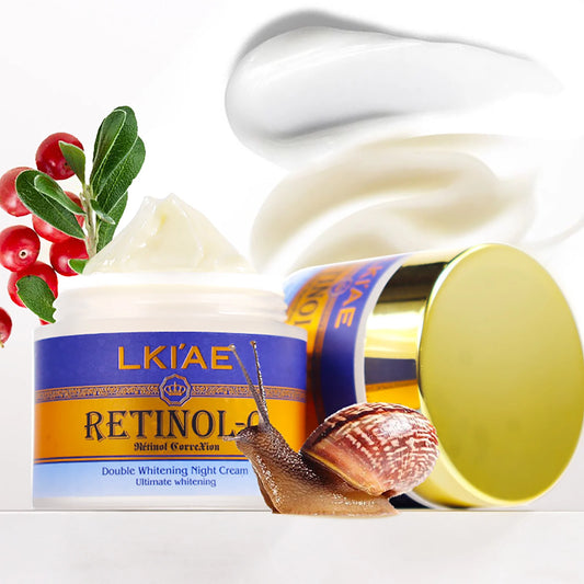 AILKE SPF 50 Fairness Glowing Snail Collagen Beauty Dark Spot Removing Kojic Acid Whitening Face Cream For Chocolate Skin