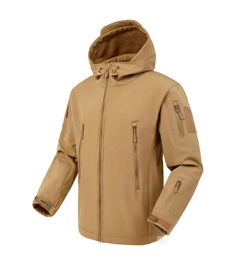 Hot Outdoor Soft Shell Men's M65 Waterproof Warm Jackets | Bulbusbow