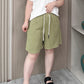 Summer New Wide Leg Shorts Women Plus Size Elastic High Waist Drawstring Loose Thin Casual A-line Hot Pants