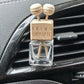 Car Fragrance Empty Glass Bottle Clip Cute Car Air Freshener Bottle Perfume Clip Air Vent Outlet Aromatherapy Auto Accessories