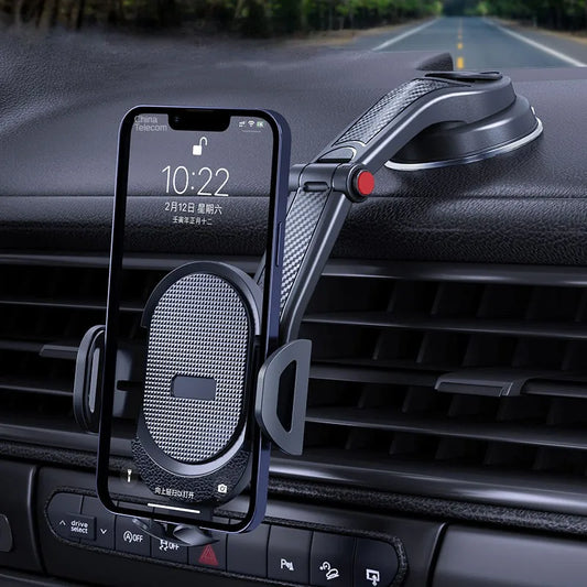 2023 New Universal Sucker Car Phone Holder 360° Windshield Car Dashboard Mobile Cell Support Bracket for 4.0-6 Inch Smartphones