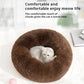 Plush Circular Pet Nest Winter Cat Nest Dog Nest Warm Detachable Washable Round Cat Nest Pet Bed Seasonal Universal Decoration