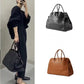 Tote Women's Bags Fashion Women's Bags Head Layer Cowhide Line Bags Dong Jie same Large Capacity Commuter Handbag