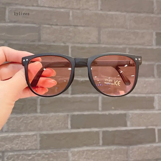 2024 Summer Cute Sunglasses Matte Frame Sun Glasses Baby Decorative Eyeglasses Trendy Boy Eyewear Girls Fsahion