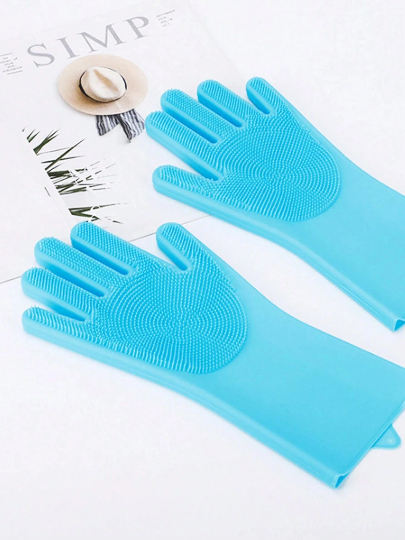 Pet Dog bath gloves Cat brush silicone bath massage brush artifact dog rub bath supplies Daquan clean  Pet items