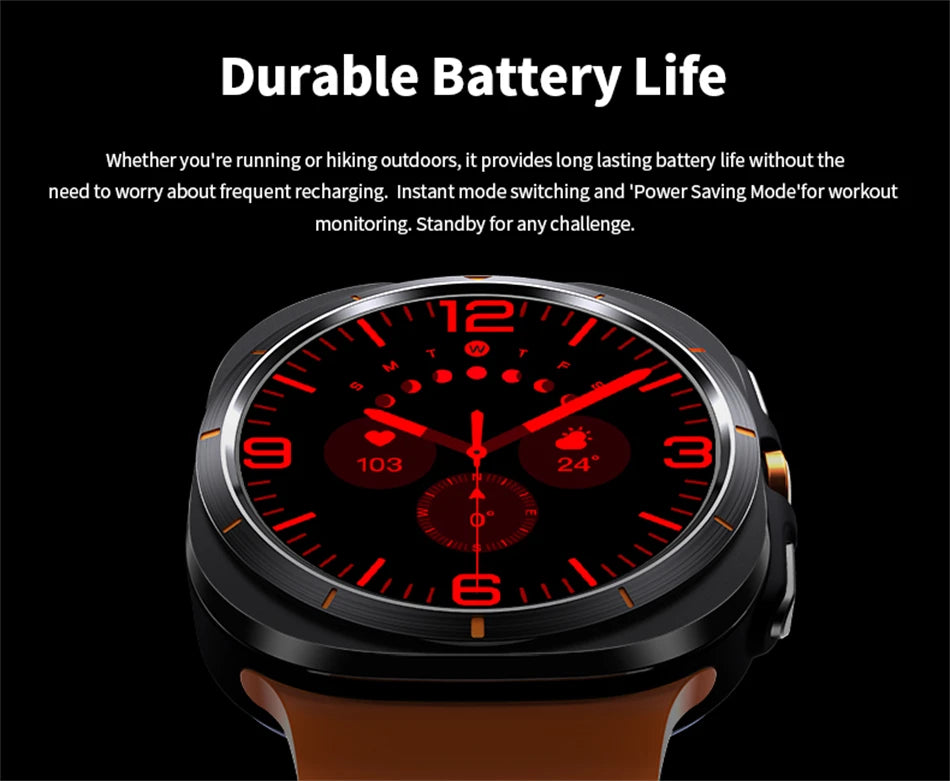 2024 New For Samsung Galaxy Watch 7 Classic Smart Watch Men women Custom Dial HD AMOLED Voice Call GPS NFC Tracker Sport Watches