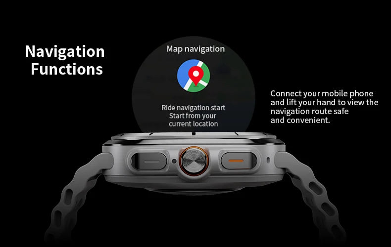 لساعة سامسونج جالكسي 7 ألترا GPS Compass NFC ساعة ذكية للرياضات الخارجية للرجال AMOLED BT Call IP68 ساعة جالكسي 6 الذكية المطورة