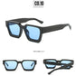 SHAUNA Ins Popular Women Square Sunglasses Retro Men Tinted Shades UV400