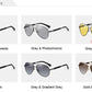 CLLOIO New Titanium Alloy Sunglasses Polarized Men's Sun Glasses Women Fashion Pilot Gradient Eyewear Photochromic Oculos De Sol