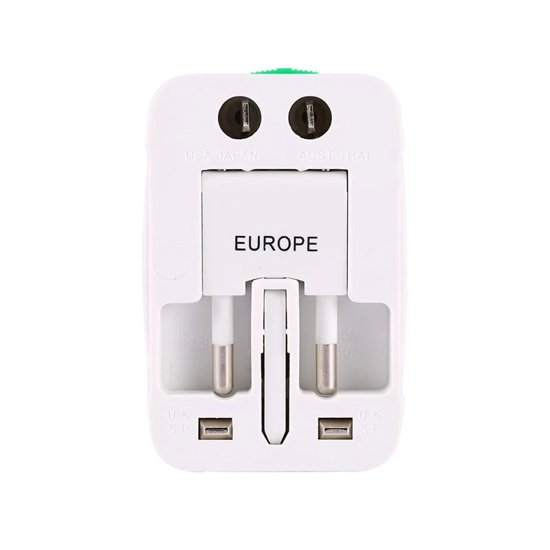 Multifunctional Universal Travel Adapter EU UK US AU AC Power Charger Adapter Outlet Converter Socket Plug Adaptor Connector