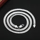 40-60cm Noble brand 925 Sterling Silver classic 6mm Chain Necklace For Woman Men 16-24inch Fashion Wedding party fine Jewelry