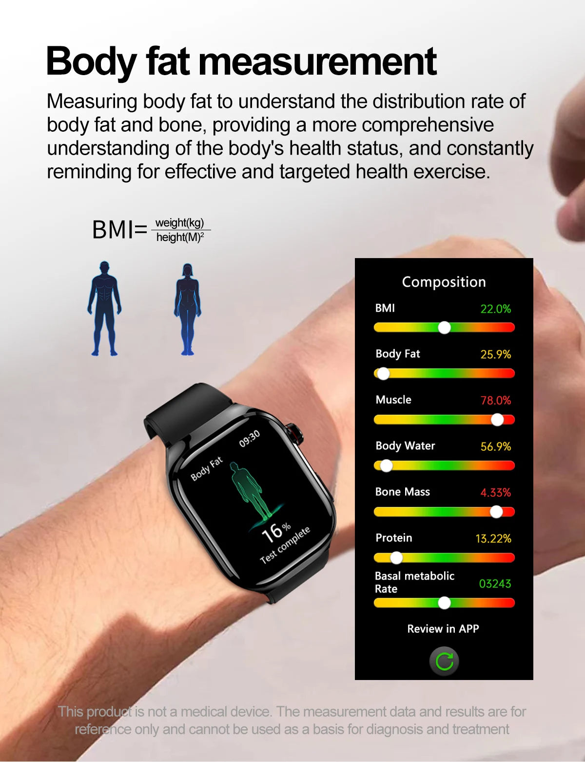 Advanced Smartwatch – Multi functional Health & Fitness Tracker with AMBLED Touchscreen, Wireless Charging, ECG, Blood Oxygen & More