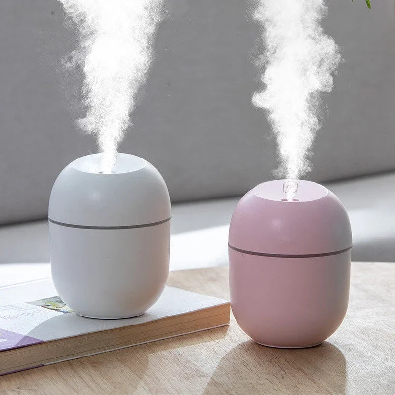 جهاز ترطيب الهواء Xiaomi Air Humidifier مع رذاذ ضوء محيطي LED ومرطب وناشر للزيوت العطرية وتنقية الهواء القابلة لإعادة الشحن عبر USB