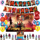 Disney Descendants The Rise of Red Birthday Party Decoration Balloon Banner Backdrop Cake Topper Descendants Birthday Supplies