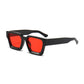 SHAUNA Ins Popular Women Square Sunglasses Retro Men Tinted Shades UV400