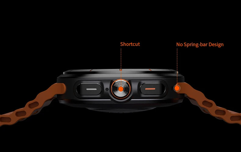 لساعة سامسونج جالكسي 7 ألترا GPS Compass NFC ساعة ذكية للرياضات الخارجية للرجال AMOLED BT Call IP68 ساعة جالكسي 6 الذكية المطورة