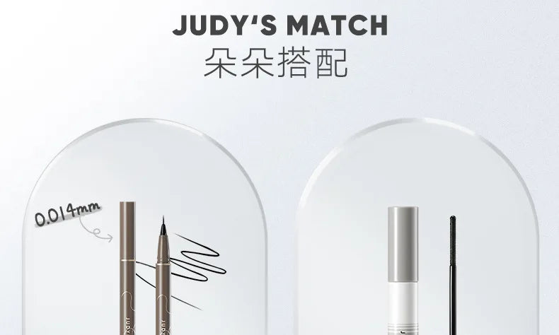 Judydoll Sunflowers Mascara Longlasting Stereotypes Waterproof Non-blend Slim Curly Thick Three-dimensional Steel Tube Cosmetics