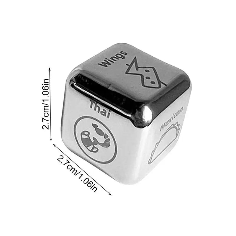 Dice Decider For Couple Dining Dice Girlfriend Boyfriend Date Goodie Bag Fillers Easy To Clean Dice For Gathering Party Class