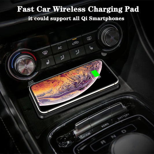 Car Wireless Charger Silicone Non Slip Pad for iPhone 15 14 13 12 Pro Max Car Wireless Charging Pad Fast Charging Station