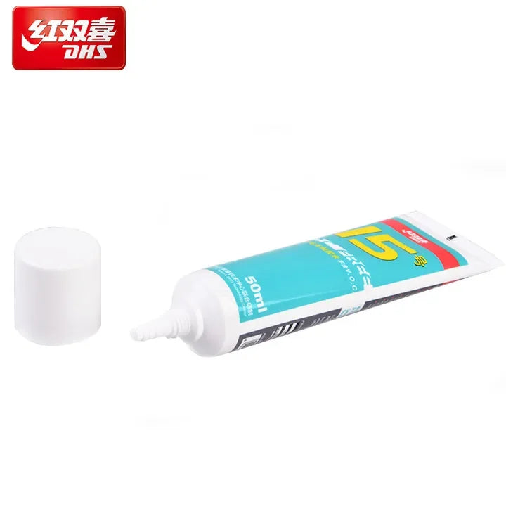 Original DHS No.15 VOC-Free Glue 500ml Water Glue for Table Tennis Racket Ping Pong Bat ITTF Approved Professional Accessories