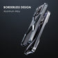 Metal Rimless Phone Case For iPhone 13 14 15 16 Pro Max Aluminum Removable Heat Dissipation Armor Cover For IPHON 15 16 Promax